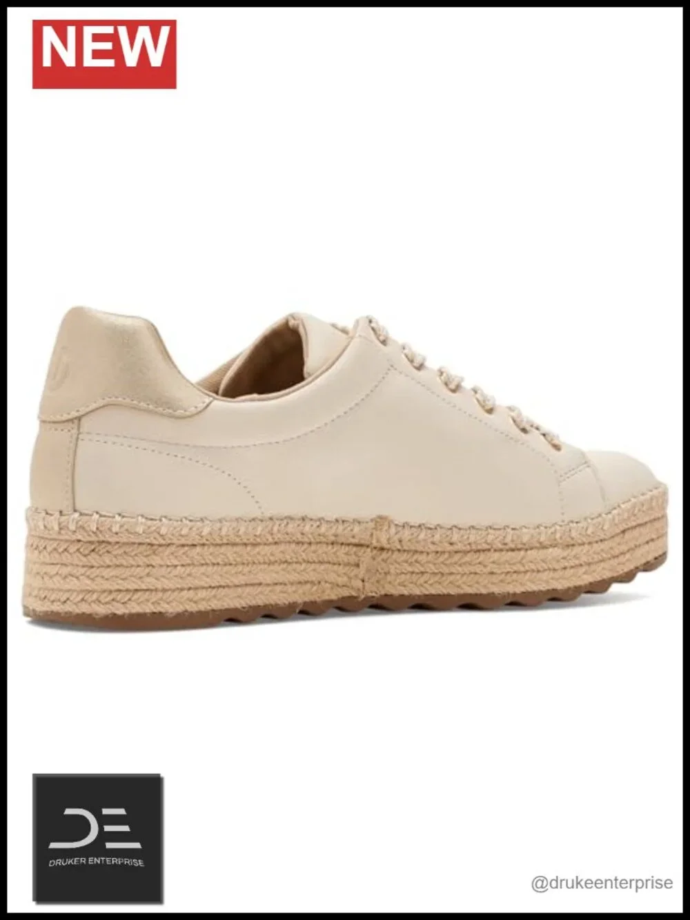 Platform Espadrille Wedge Sneakers with High Heel